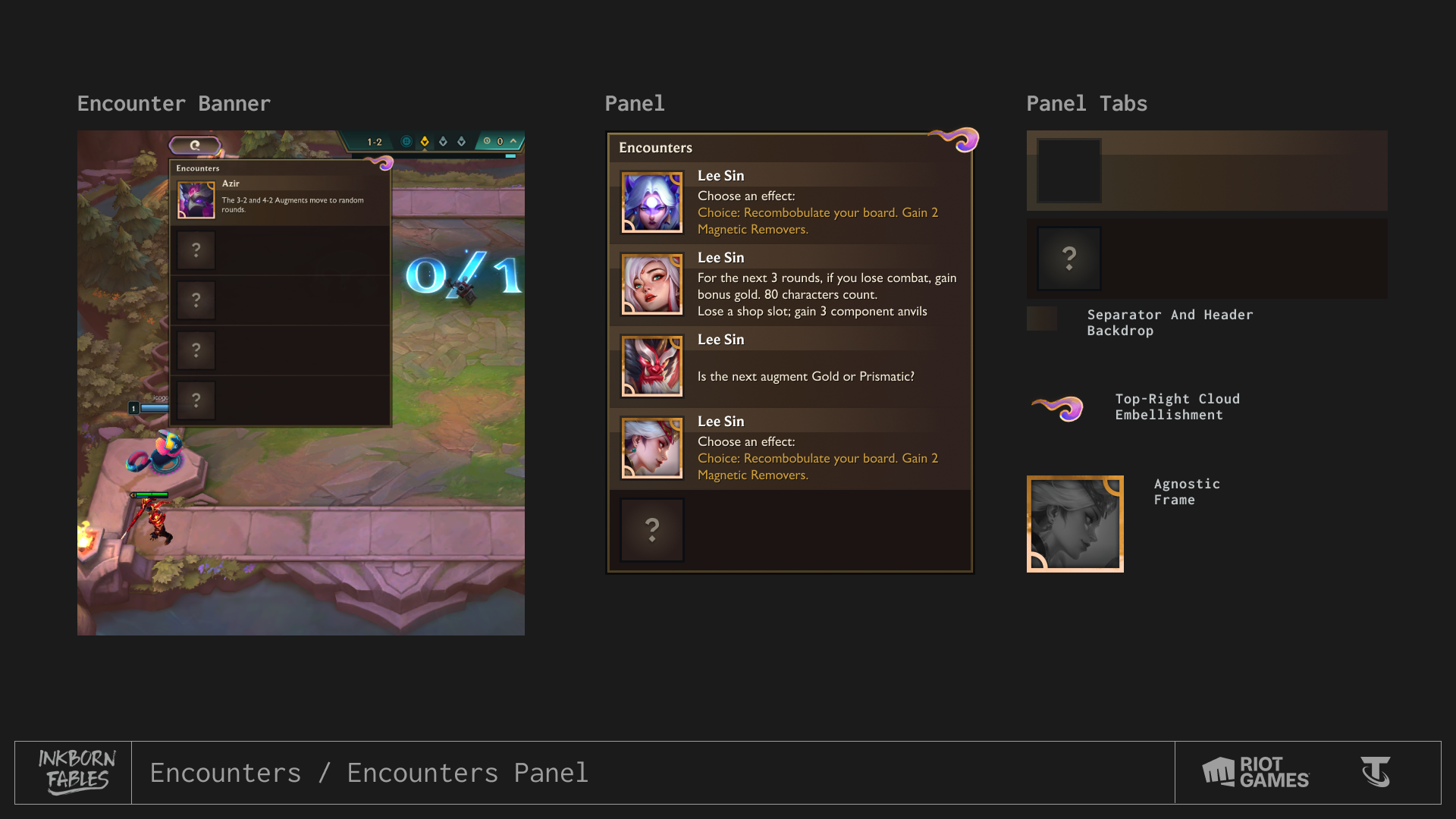 Encounter Panel